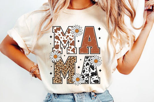 Distressed Mama Western DTF Transfer
