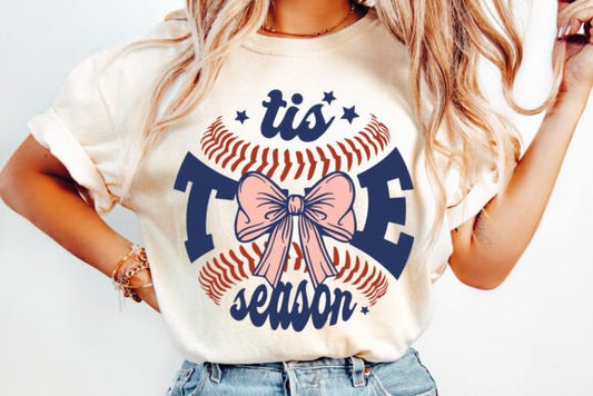Tis the Season Baseball DTF Transfer